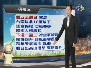 2013.12.25華視晚間氣象 吳德榮主播