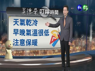 2014.01.14華視晚間氣象 吳德榮主播