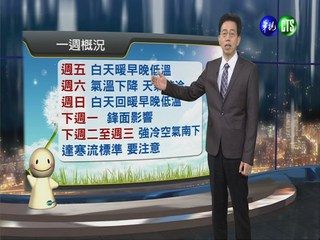 2014.01.15華視晚間氣象 吳德榮主播