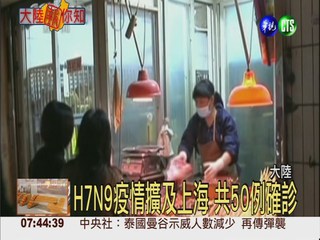 陸H7N9疫情擴散 華南增12病例