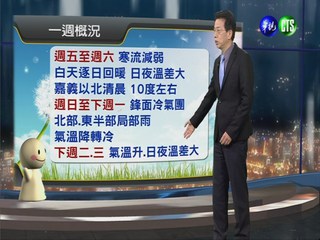 2014.01.22華視晚間氣象 吳德榮主播