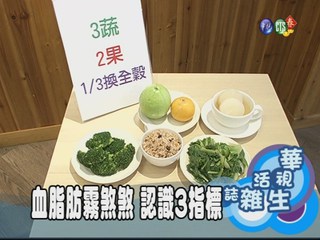 血脂肪霧煞煞 認識3指標