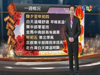 2014.01.28華視晚間氣象 吳德榮主播