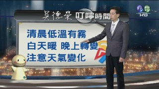 2014.02.17華視晚間氣象 吳德榮主播
