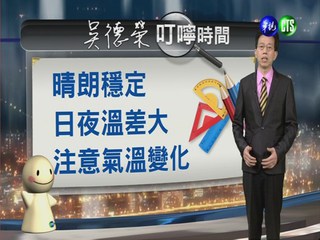 2014.04.04華視晚間氣象 吳德榮主播