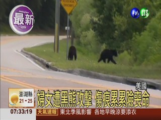 五黑熊攻擊婦人 頭部遭咬險喪命