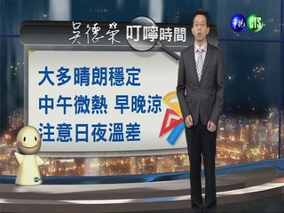 2014.04.18華視晚間氣象 吳德榮主播
