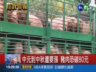 豬肉價格漲15.8% 創68個月新高