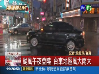 風大雨大! 台東市區路樹倒塌
