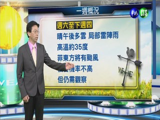 2014.07.24華視晚間氣象 吳德榮主播