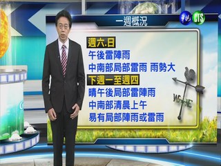2014.07.31華視晚間氣象 吳德榮主播