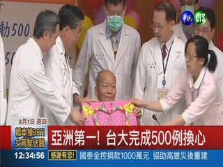 亞洲第一! 台大完成500例心臟移植