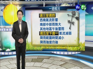 2014.08.11華視晚間氣象 吳德榮主播