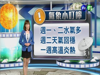 2014.08.17華視晚間氣象 莊雨潔主播