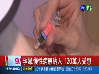 10月公費流感疫苗 孕婦免費施打