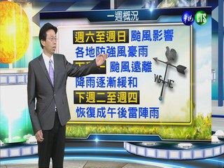 2014.09.18華視晚間氣象 吳德榮主播