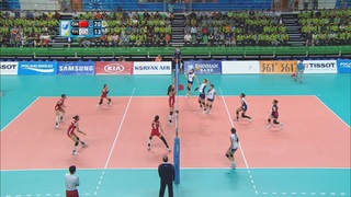 亞運女排　0：3惜敗中國