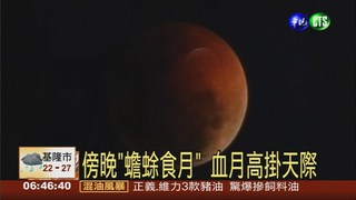 "血月"天文奇觀 全球都看得到!