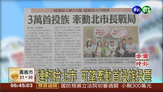 3萬人首投族 牽動台北市長戰局