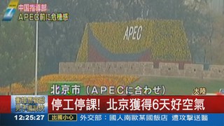 北京迎APEC 停工防堵霧霾!