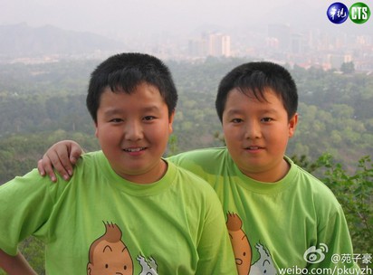 勵志! 史上最帥雙胞胎 曾胖到102公斤 | 北大最帥雙胞胎小時候，曾胖到102公斤。