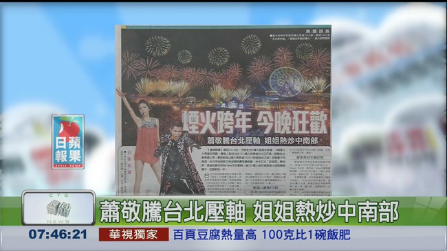 各地煙火跨年 迎接2015今晚狂歡 | 華視新聞