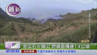 金瓜石火燒山 直升機灑水救援