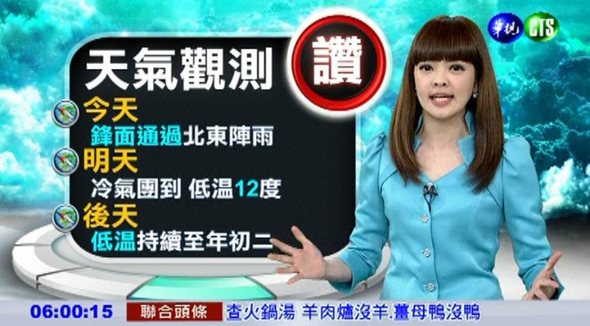 16日降雨機率高 北台灣短暫雨 | 華視新聞