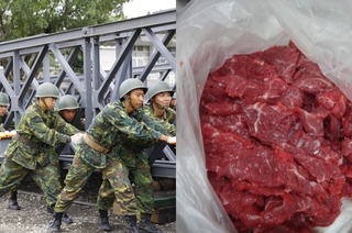 陸軍司令部收賄款 官兵吃灌水牛肉10年！