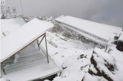 農曆新年第一場雪 玉山積雪3.8公分 | 