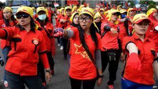 印尼「三八」上街 抗議歧視女性