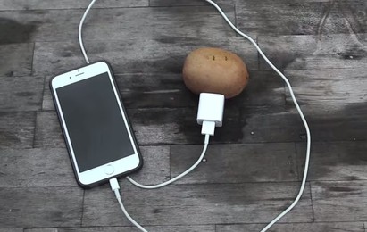 西瓜也能讓iPhone充電!? | 奇異果無法讓手機充電