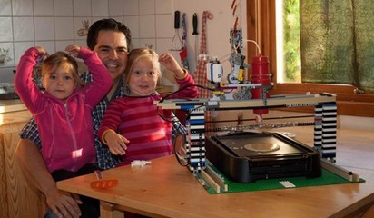 「畫」出來的鬆餅... 列表機超酷炫 | 挪威設計師 Miguel Valenzuela與女兒