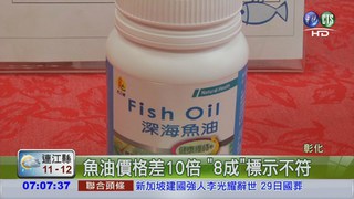 8款進口魚油 虛報營養量