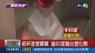 紙杯塗塑膠膜 逾80度釋塑毒