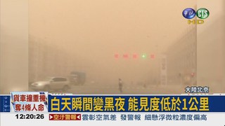 13年來最嚴重! 沙塵暴襲北京