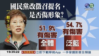 洪秀柱自做民調 支持率33.5%