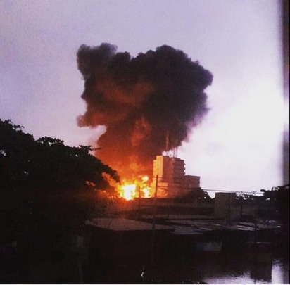 迦納加油站爆炸 至少78死 | 初步了解至少有78人死亡。翻攝推特