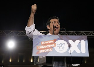 希臘紓困協議公投 總理籲民眾說「不」!
