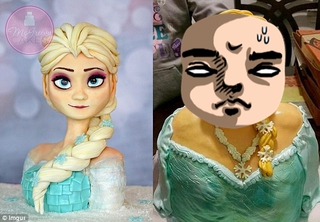 這不是「Elsa」! 蛋糕師傅搞錯了嗎?