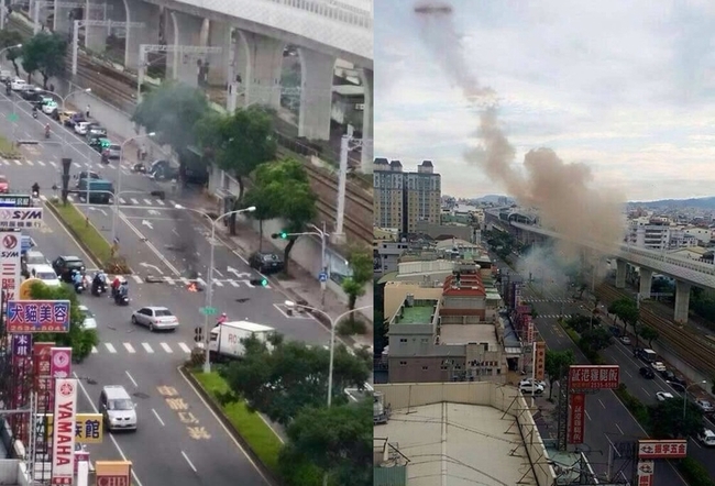 驚! 鋼瓶氣爆 貨車車頂被炸開 | 華視新聞