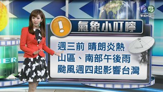 2015.08.03華視晚間氣象 房業涵主播