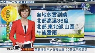2015.08.08華視晚間氣象 彭佳芸主播
