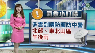 2015.08.10華視晚間氣象 房業涵主播