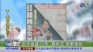 台南副市長顏純左失言 登革熱死亡只占1/8000
