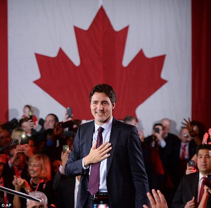 加拿大總理好帥 網友:別忘了前車之鑑 | 杜魯多帶領自由黨奪下選舉勝利