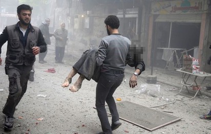 敘利亞炮轟市場 至少45死.百人傷 | 上百人受傷。