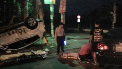 原民台採訪車今晨遭撞! 2車6人傷 | (翻攝網路)