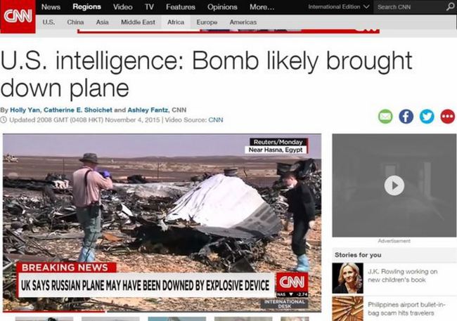 【華視起床號】俄航空空難 美情報:疑IS安置炸彈 | 華視新聞