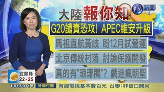 G20譴責恐攻! APEC維安升級